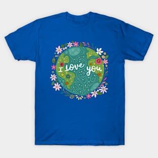 Floral Mother Earth T-Shirt